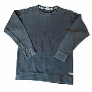 Victoria's Secret PINK Men's Dark Gray Crewneck Sweater